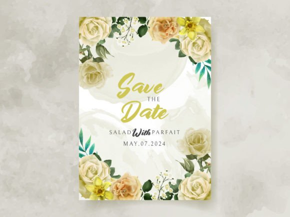 Download Wedding Card Yellow Flowers Illustration - Flowers illustration Collection