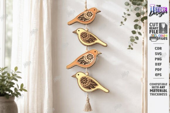 Download Layered Hanging Ornament Laser Cut | CNC - Cut Collection