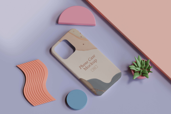 Download Phone Cases Pastel Color Mockup - Premium Resources